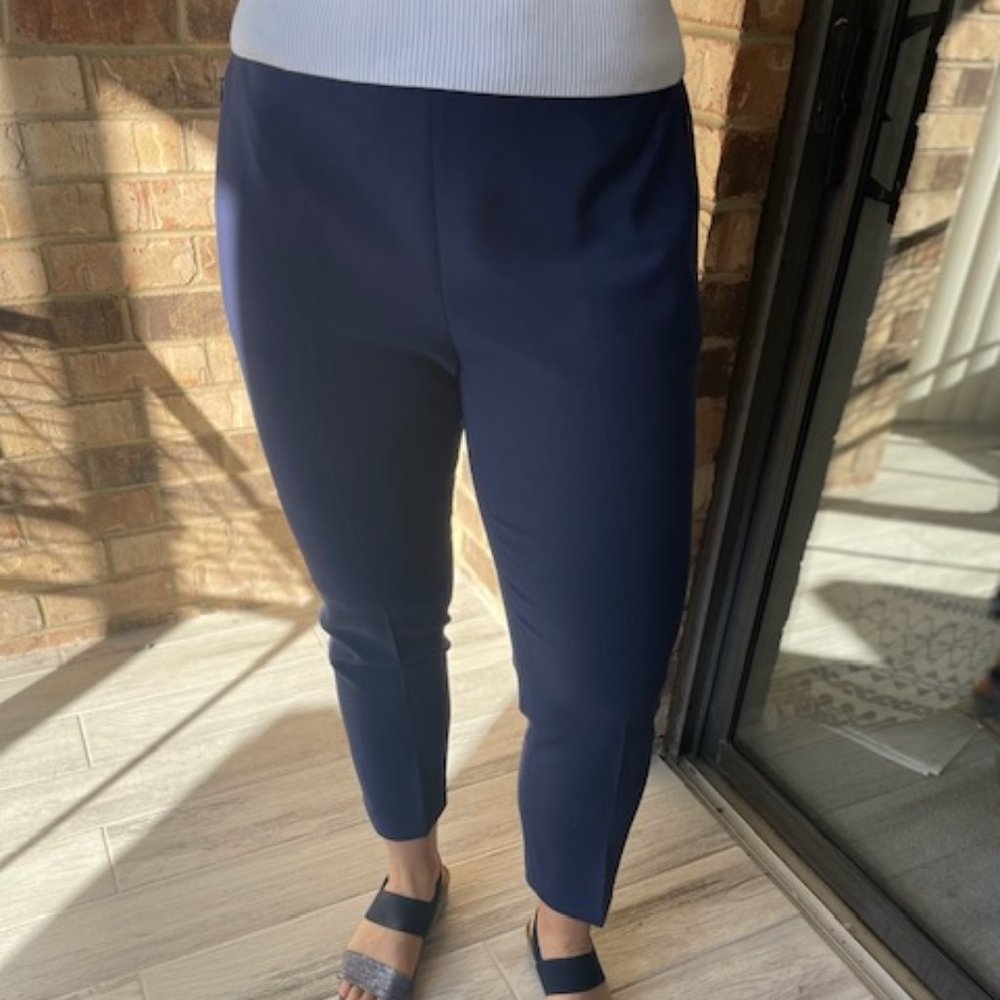 Theory Basic Pull On Pants Admiral Crepe